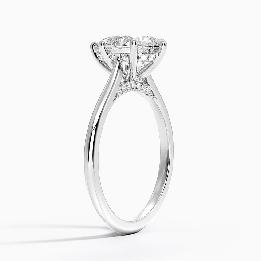 18K White Gold Dawn 1.5mm Diamond Ring