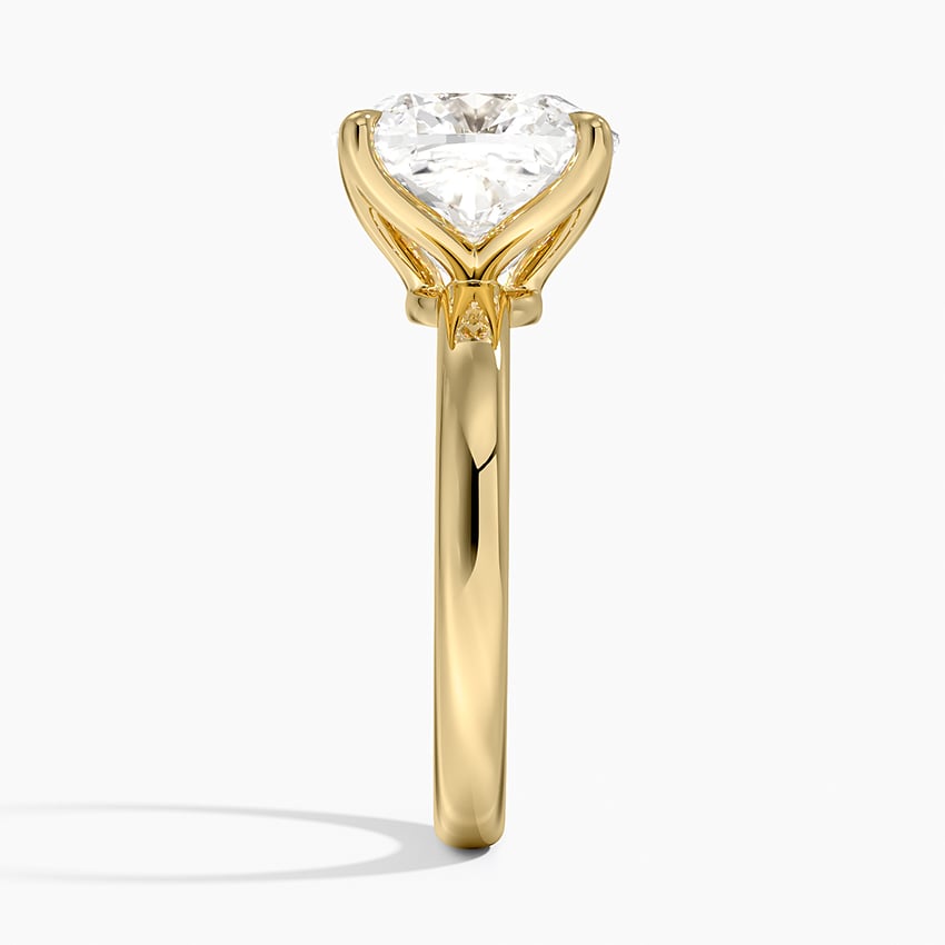 18K Yellow Gold Elodie 2.5mm Solitaire Ring