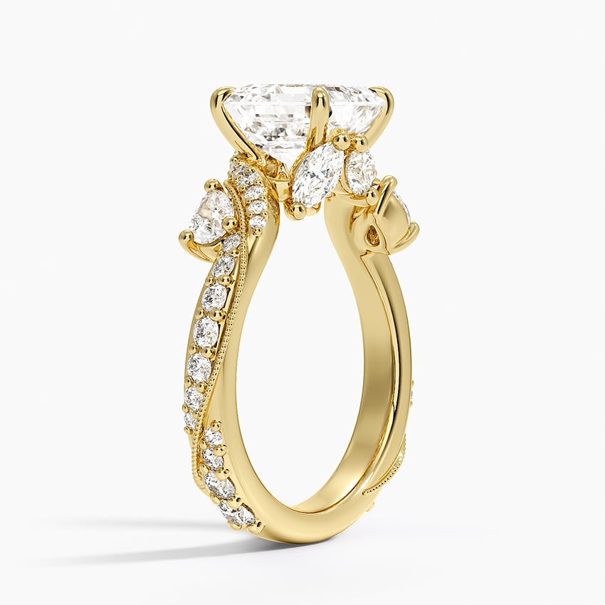Grand Camellia Diamond Ring