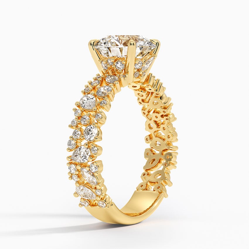 18K Yellow Gold Glacé Diamond Ring (3/4 ct. tw.)