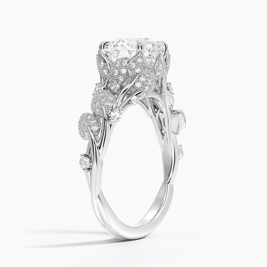 Platinum Luxe Canopy Diamond Ring