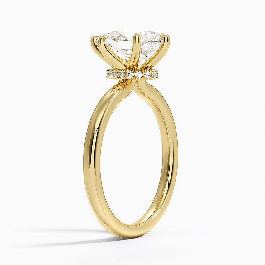 Secret Halo 2mm Diamond Ring
