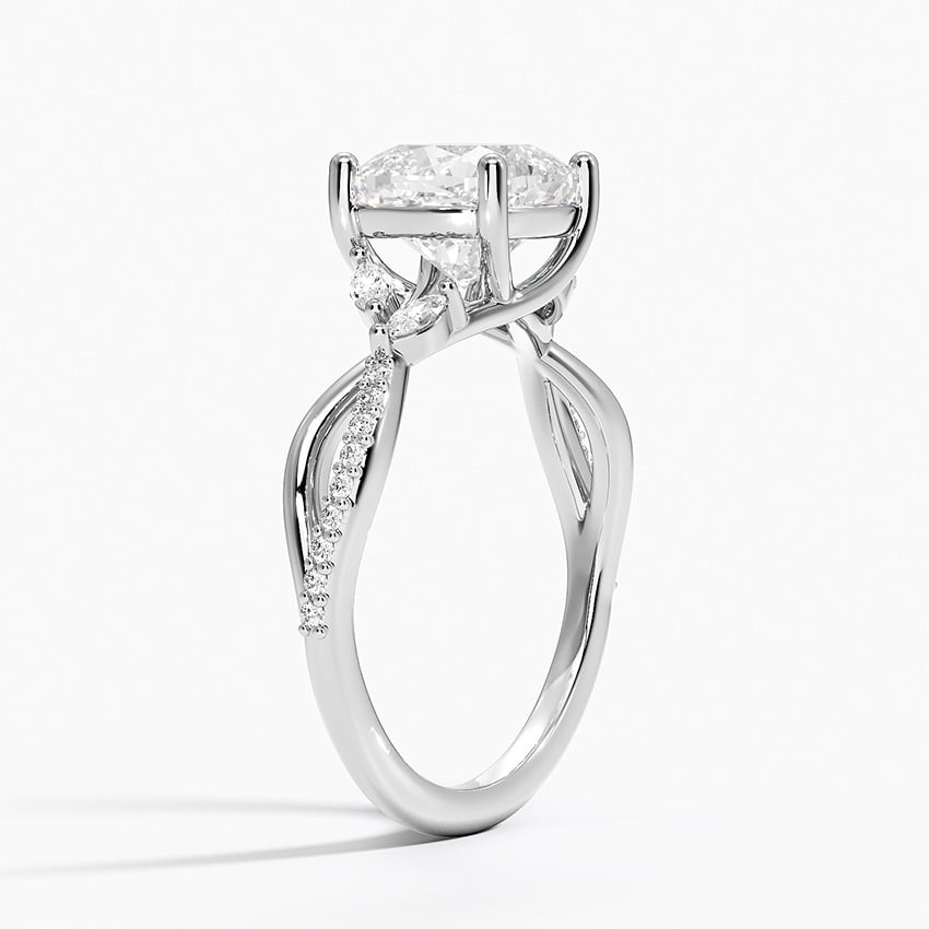 Petite Twisted Willow Diamond Ring - Brilliant Earth