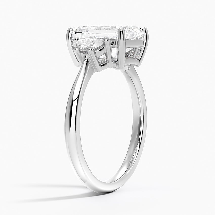 Half Moon Three Stone Diamond Ring (1/4 ct. tw.)