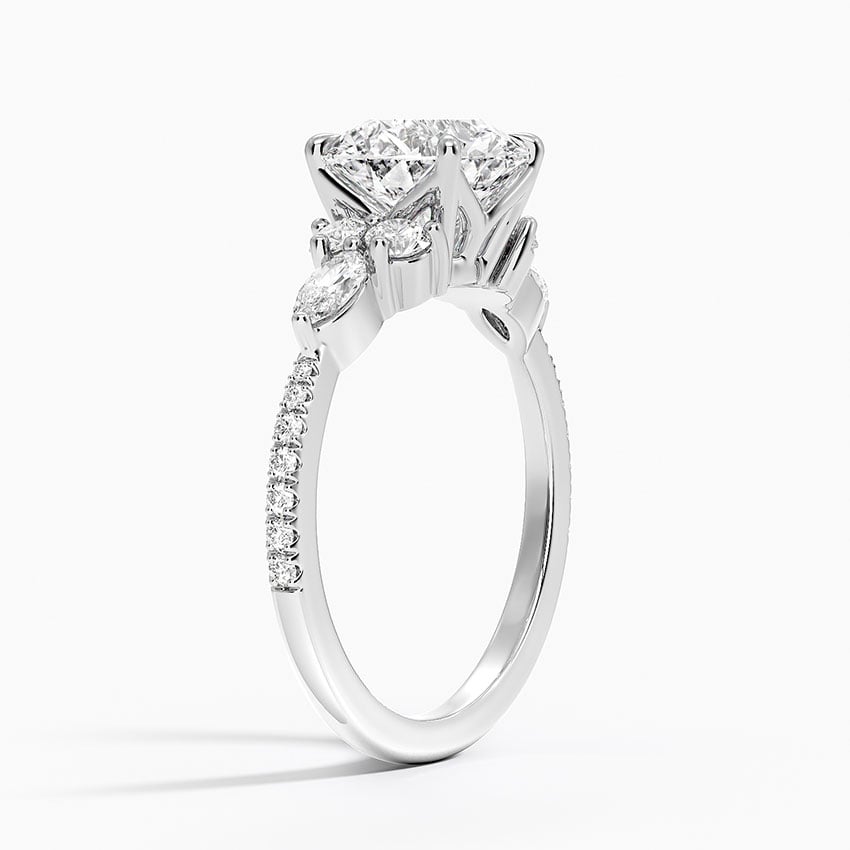 Platinum Luxe Nadia Pavé Diamond Ring (1/2 ct. tw.)