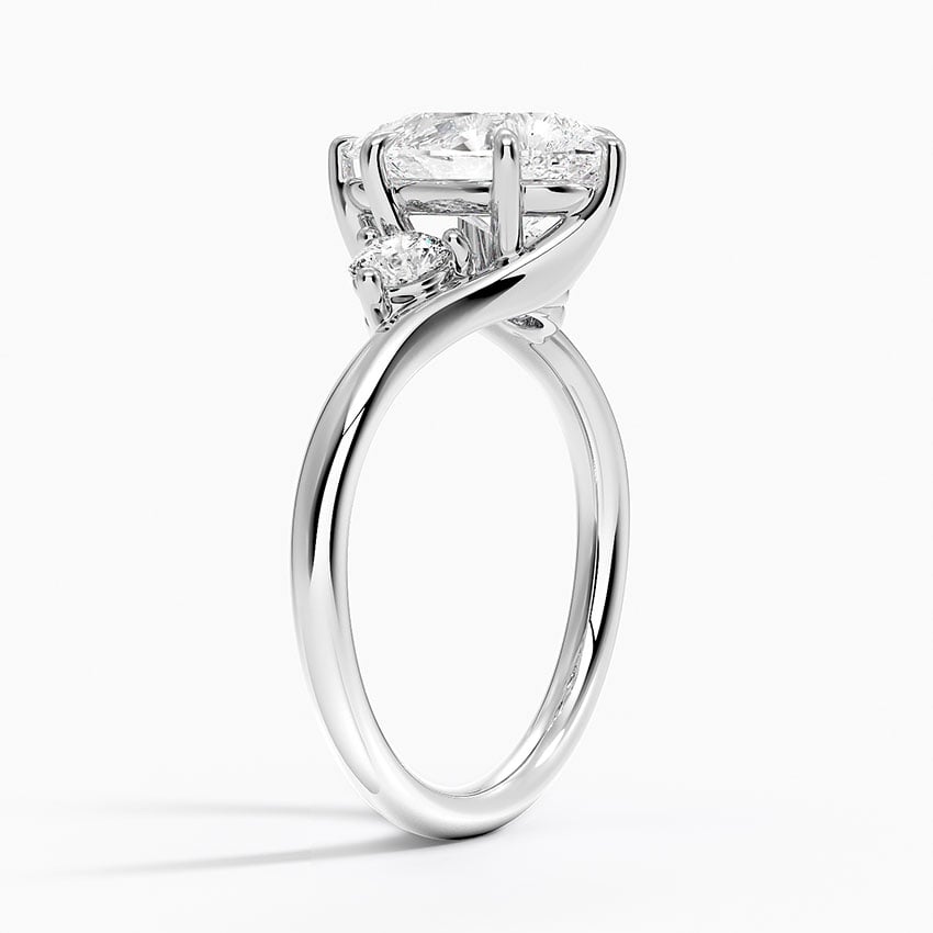18K White Gold Atelier Three Stone Diamond Ring (1/3 ct. tw.)
