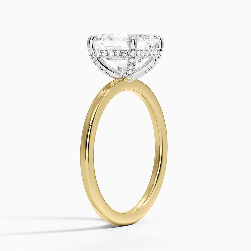 Mixed Metal Lumiere Diamond Ring