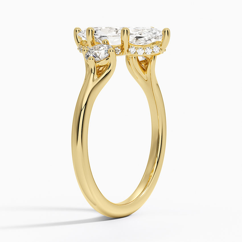 Luxe Floating Three Stone Diamond Ring (1/3 ct. tw.)