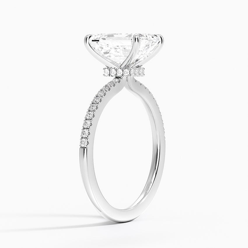 Classic Hidden Halo Diamond Setting
