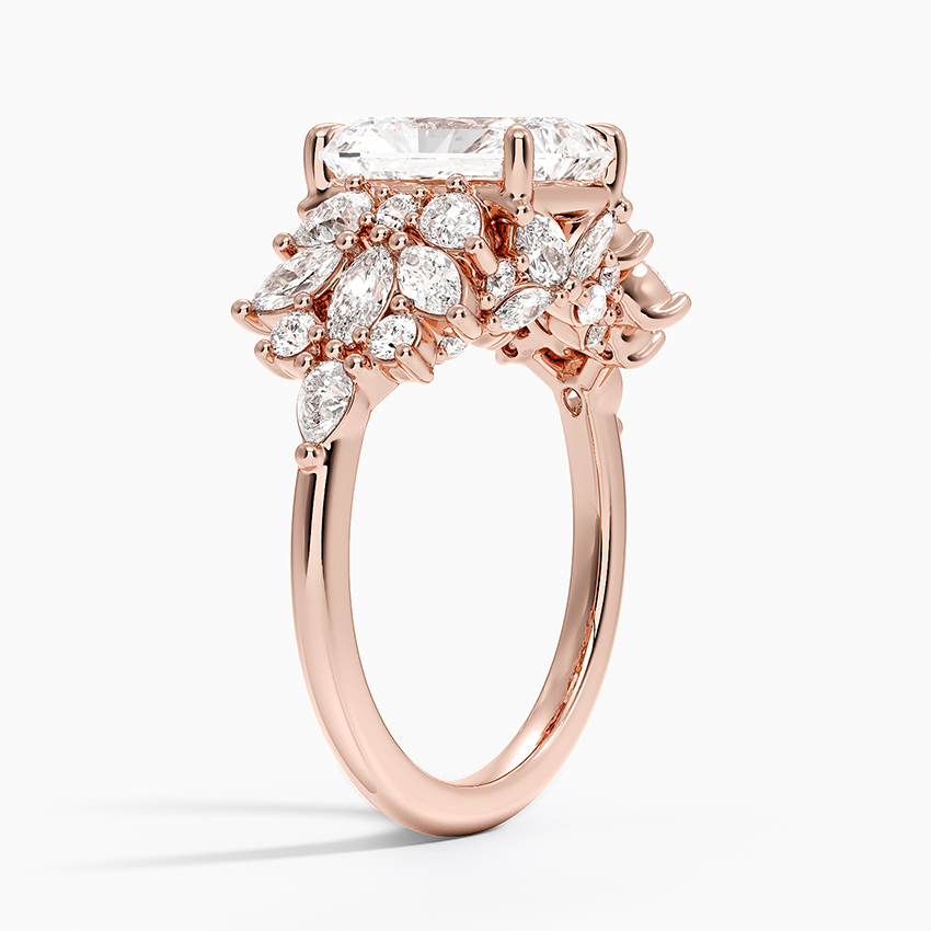 14K Rose Gold Grand Nadia Diamond Ring