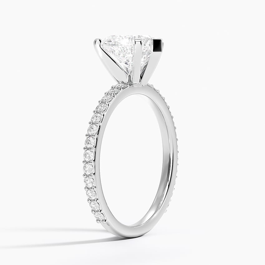 Luxe Petite Shared Prong Diamond Ring