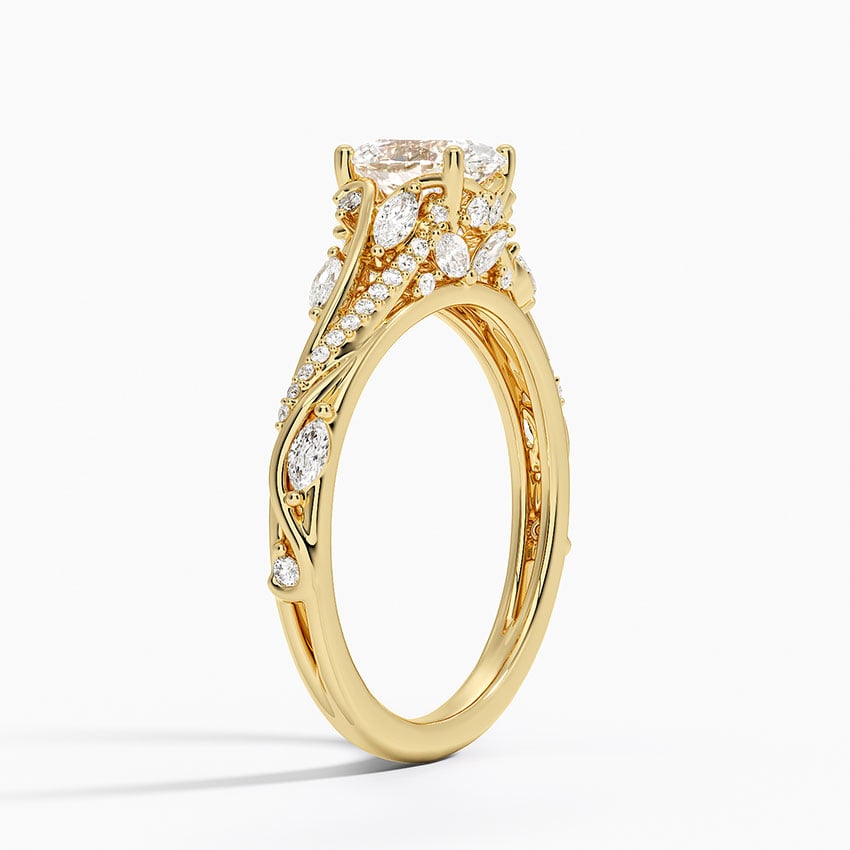 Begonia Vine Diamond Ring (1/2 ct. tw.) in 18K Yellow Gold