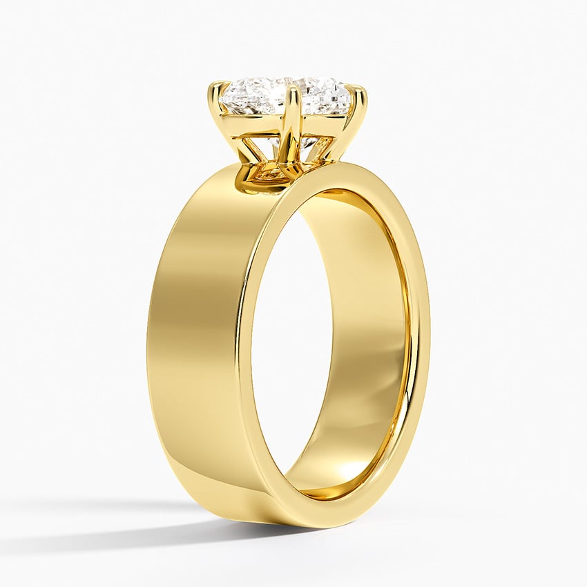 18K Yellow Gold Peyton 6mm Solitaire Ring