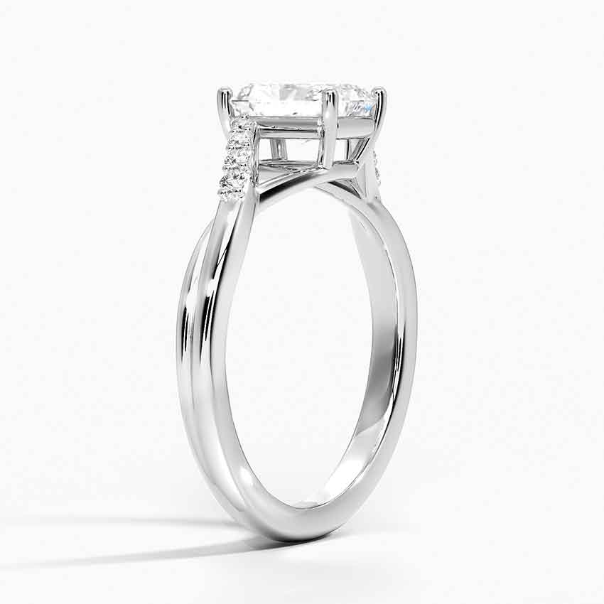 18K White Gold Chamise Diamond Ring (1/15 ct. tw.)