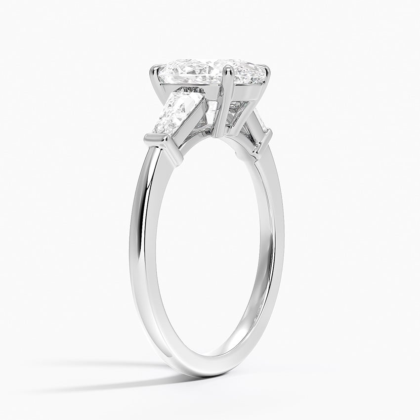 Symphony Three Stone Diamond Ring - Brilliant Earth