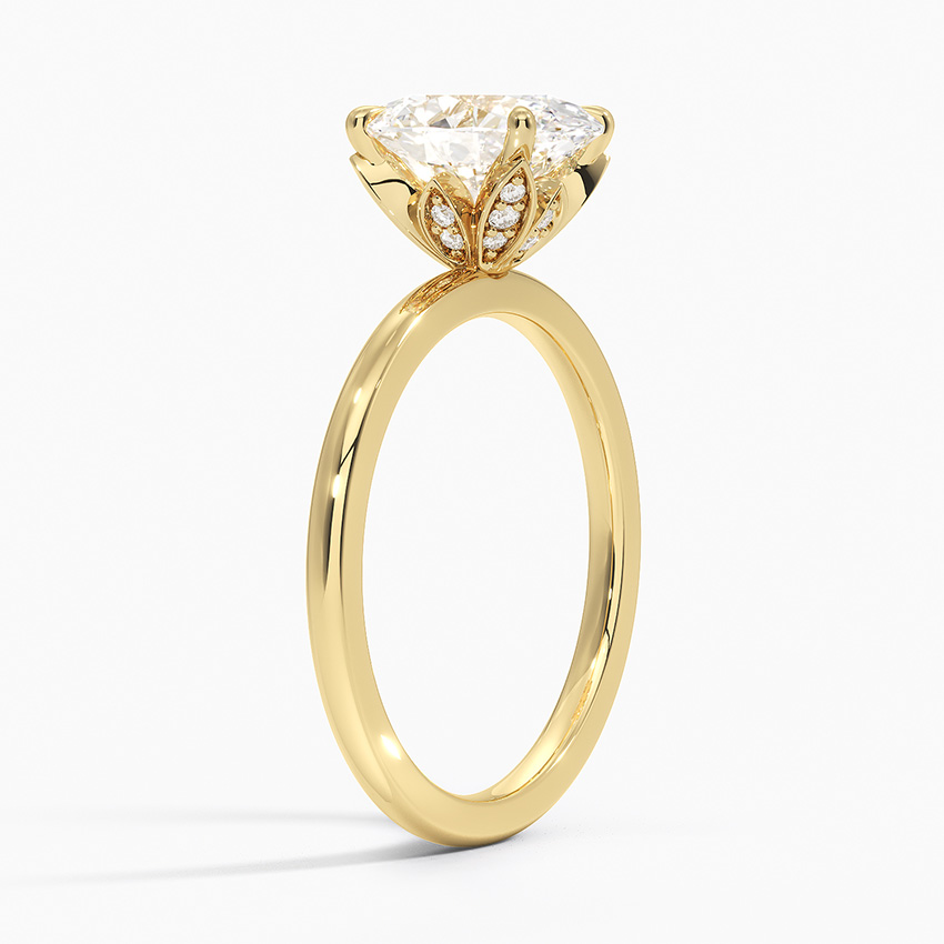 Diamond Accented Petal Ring | Petal | Brilliant Earth