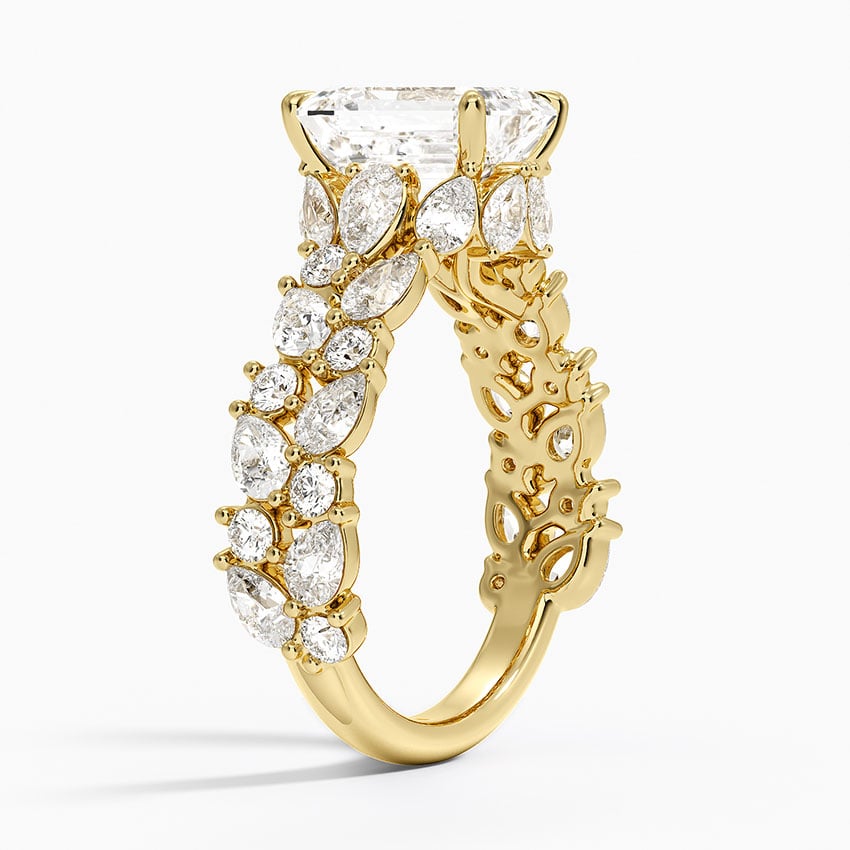 18K Yellow Gold Olivetta Double Row Diamond Ring (2 1/2 ct. tw.)