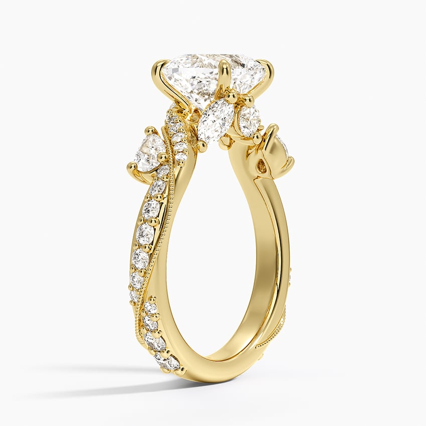 Grand Camellia Diamond Ring