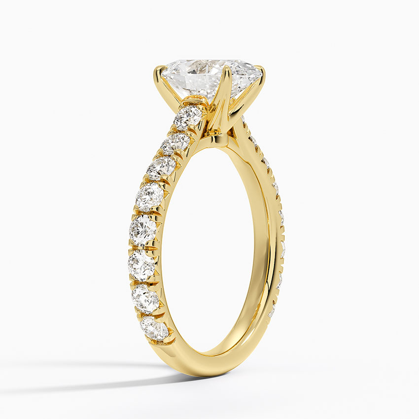 18K Yellow Gold Anthology Three-Quarter Coverage Diamond Ring