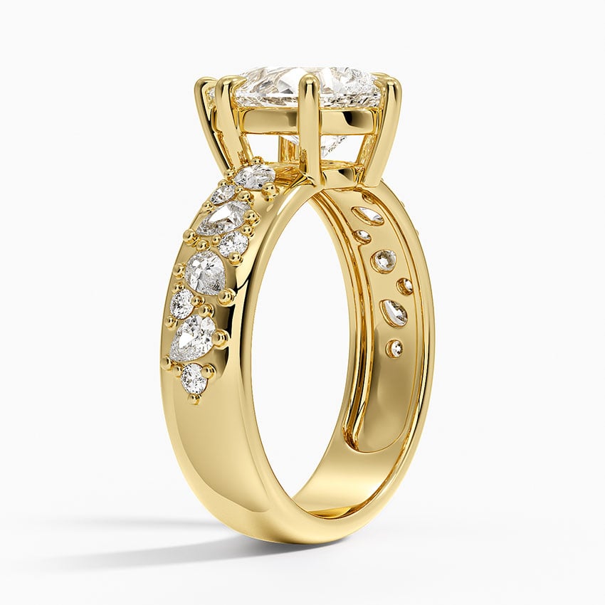 Mosaic Olivetta Three-Quarter Coverage Diamond Ring