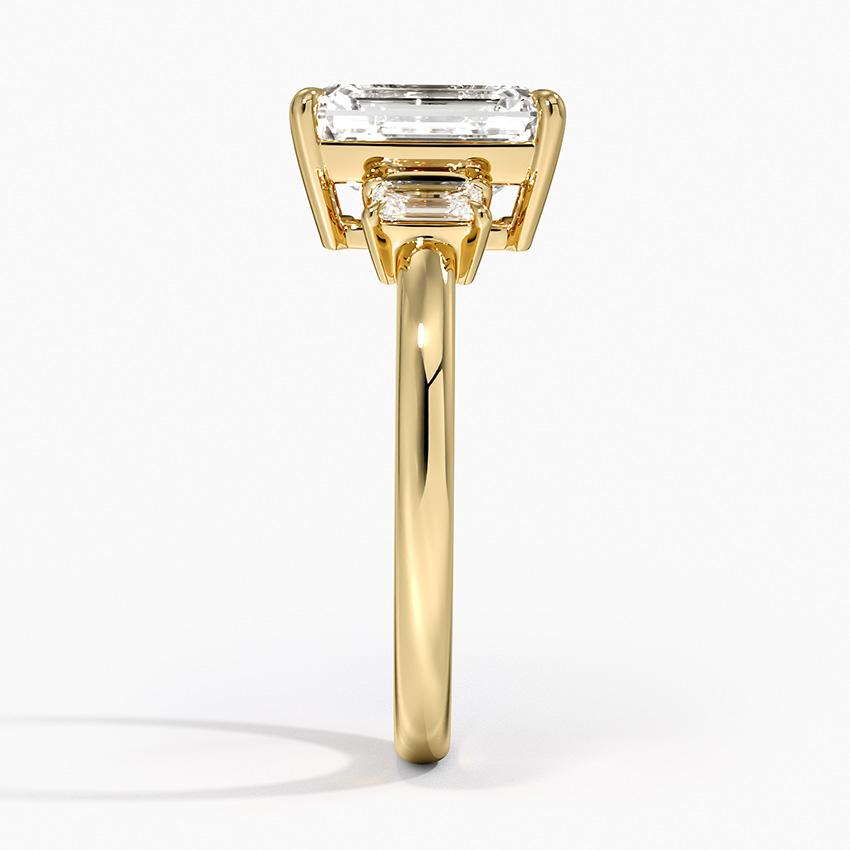 18K Yellow Gold Petite Rhiannon Three Stone Diamond Ring (1/4 ct. tw.)