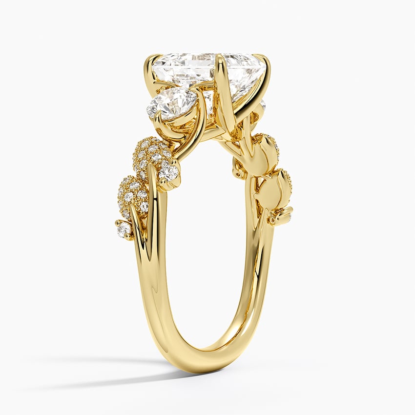 Canopy Three Stone Diamond Ring