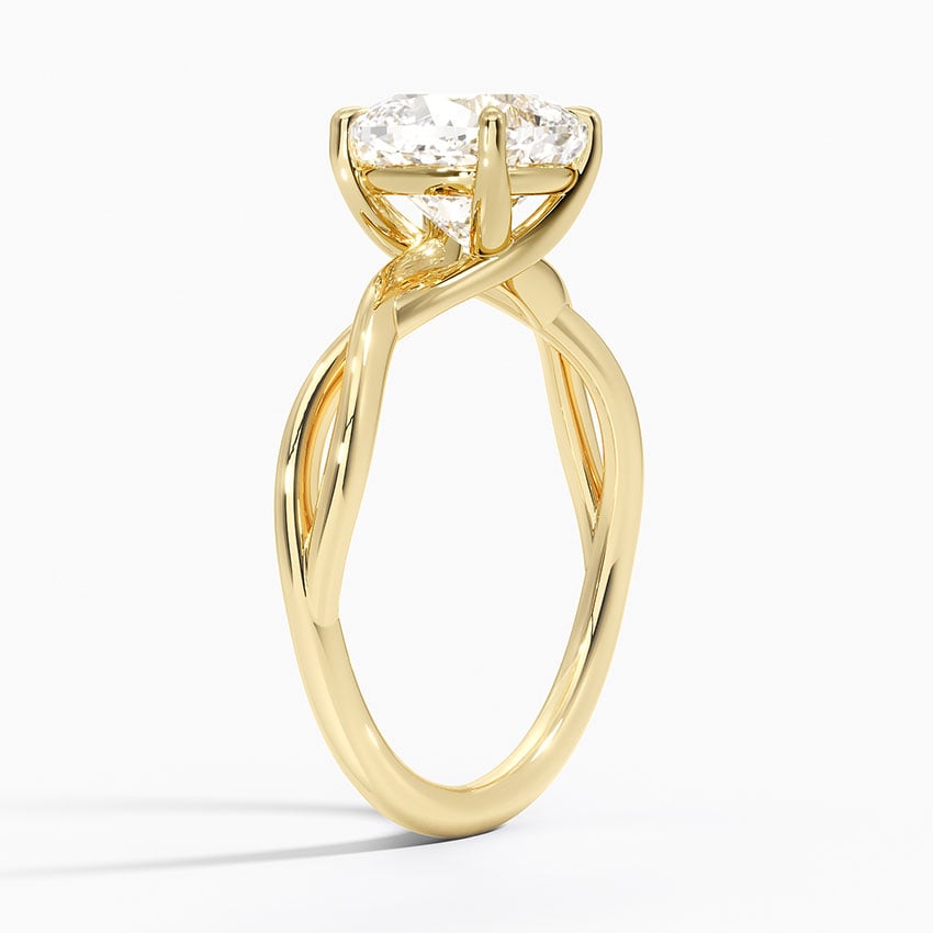 Alya Twist Solitaire Ring - Brilliant Earth