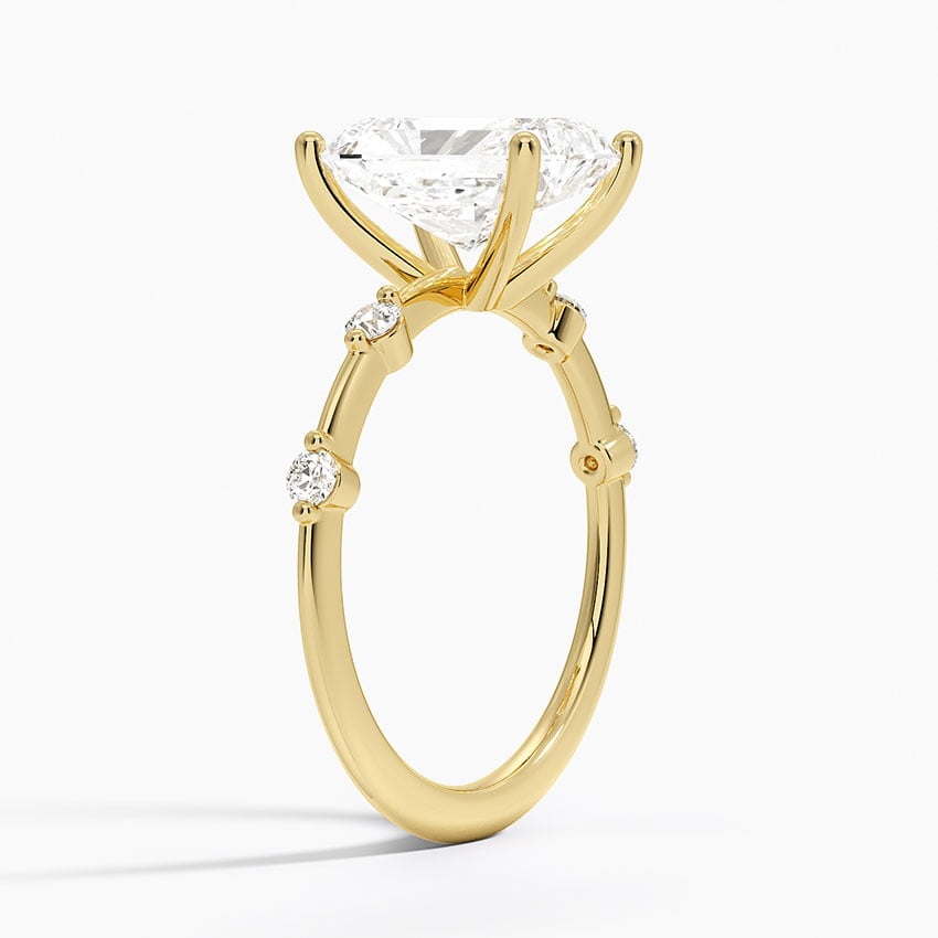 Aimee Diamond Engagement Ring - Spaced Diamond Band