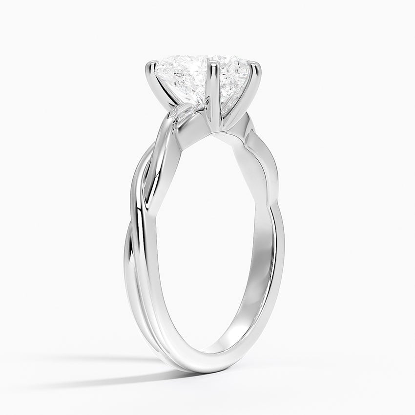 Twisted Vine Engagement Ring - Solitaire