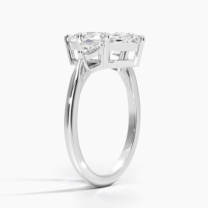 Trillion Three Stone Diamond Ring