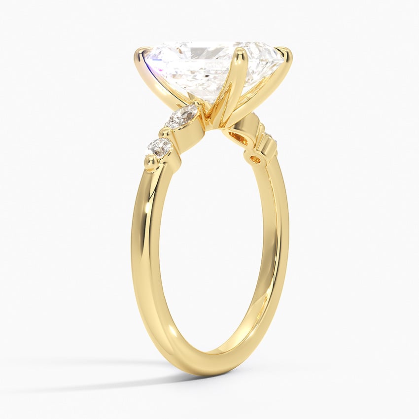 Marquise and Round Diamond Ring