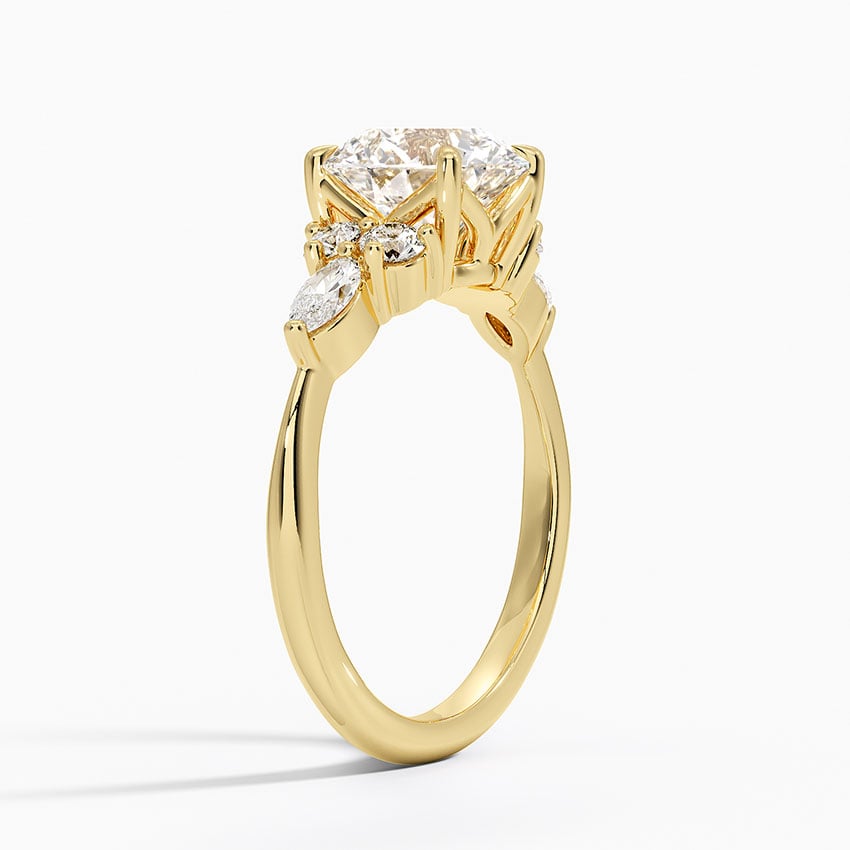 Cluster Engagement Ring - Nadia Diamond