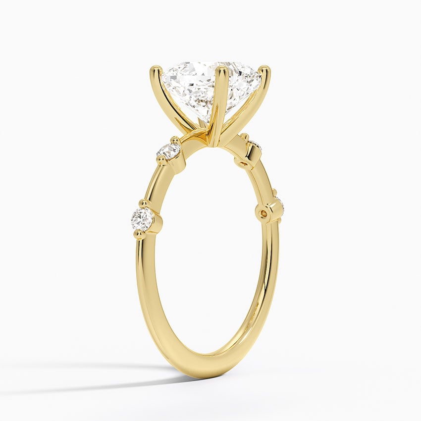 Aimee Diamond Engagement Ring - Spaced Diamond Band