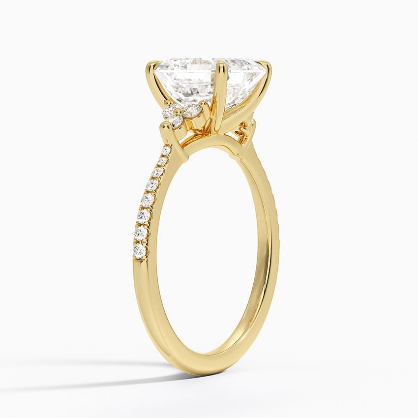 Trio Cluster Pavé Diamond Ring