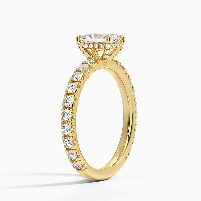 18K Yellow Gold Olympia Diamond Ring