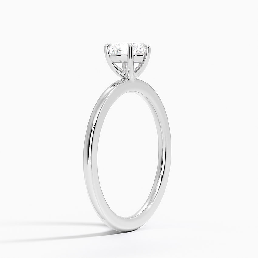 18K White Gold Audrey Perfect Fit Solitaire Ring