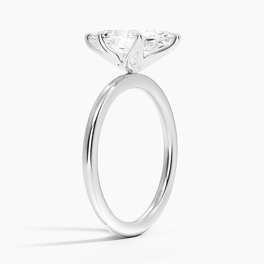 18K White Gold Esme Perfect Fit Solitaire Ring