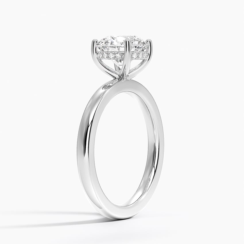 Platinum Sydney Perfect Fit Hidden Halo 2mm Diamond Ring