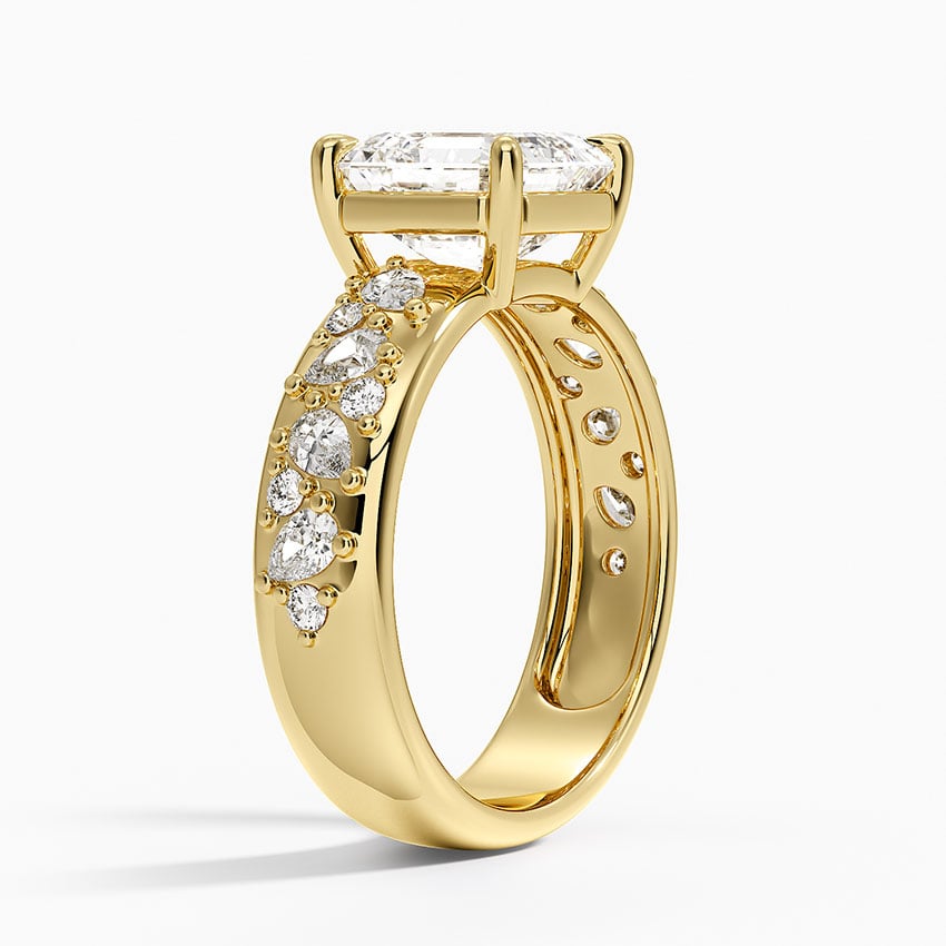 Mosaic Olivetta Three-Quarter Coverage Diamond Ring