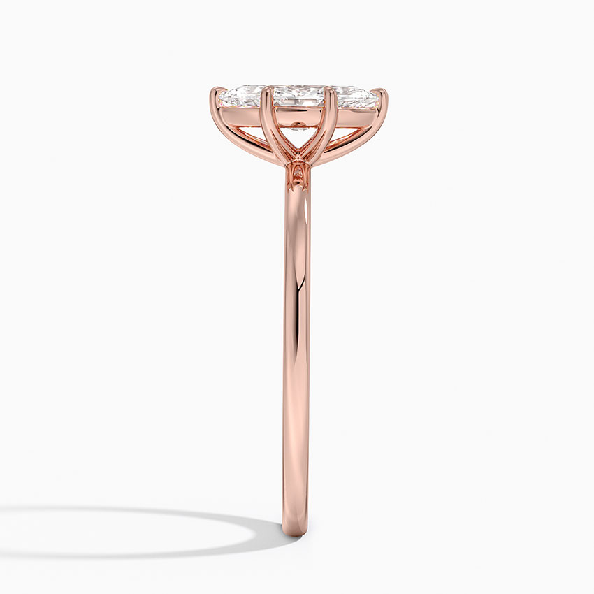 14K Rose Gold Audrey Perfect Fit Solitaire Ring
