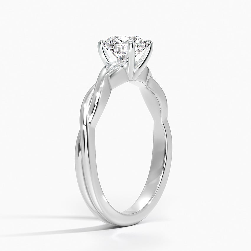 Twisted Vine Solitaire Ring - Brilliant Earth