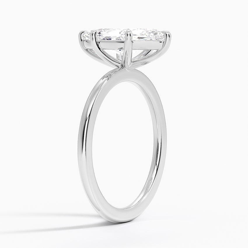 18K White Gold Audrey Perfect Fit 1.4mm Solitaire Ring