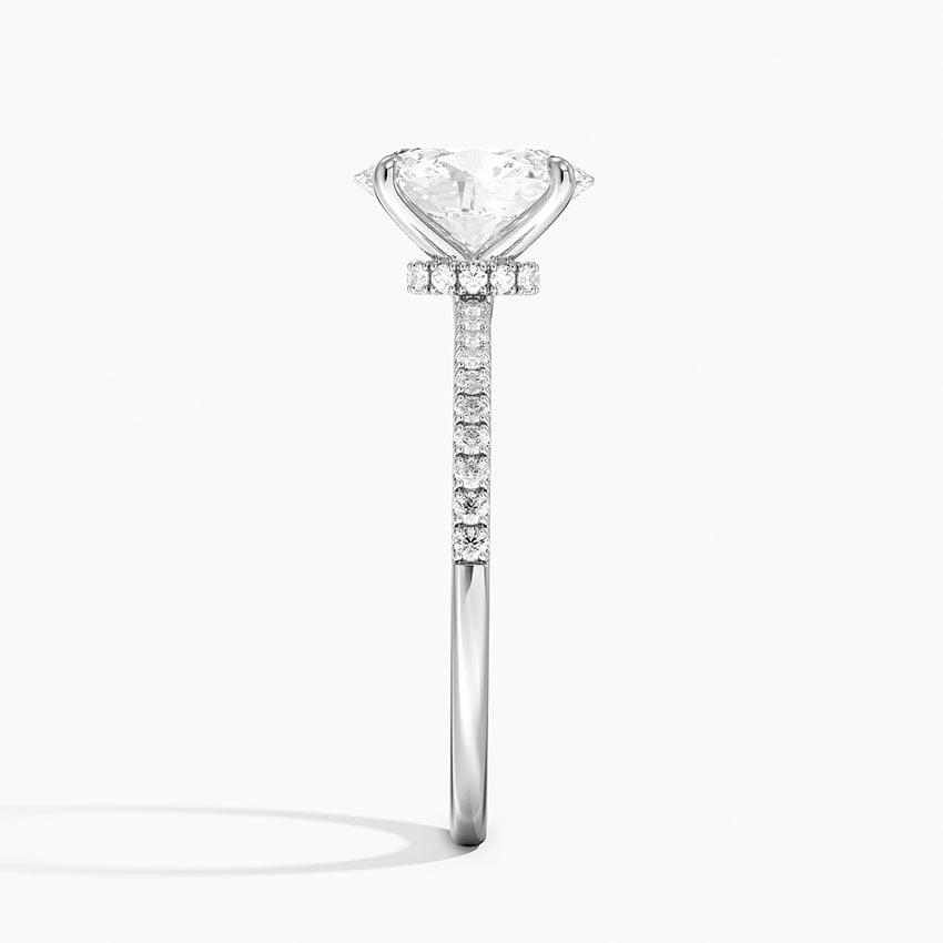 18K White Gold Petite Demi Diamond Ring (1/5 ct. tw.)