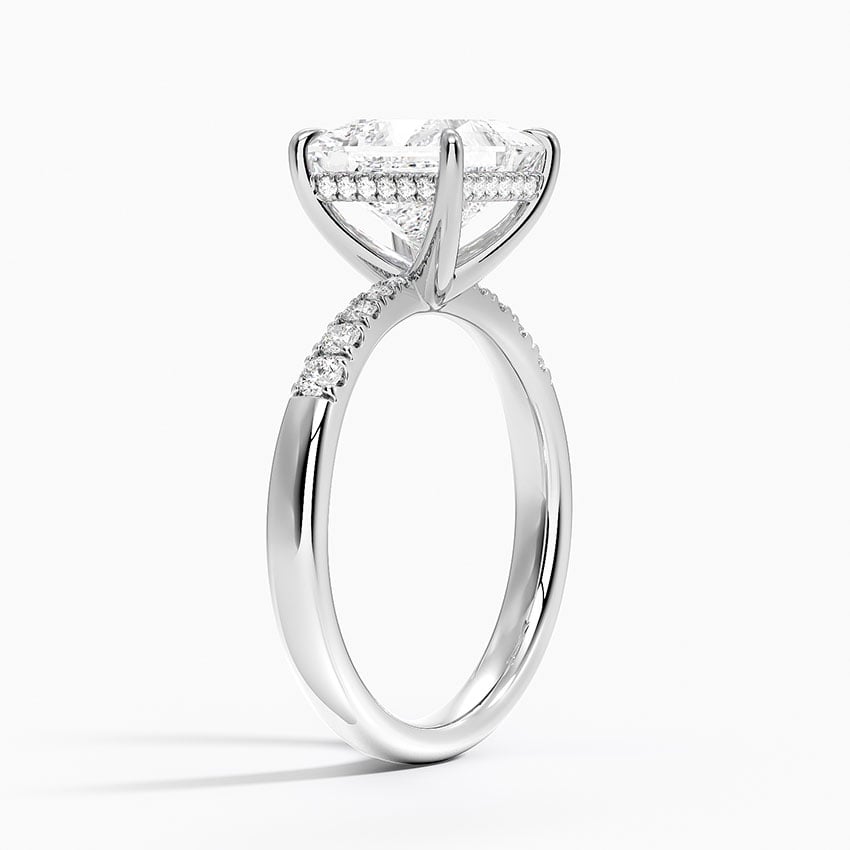 Bella Hidden Halo Diamond Ring