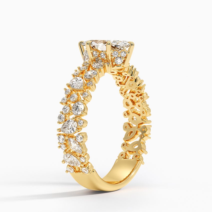 18K Yellow Gold Glacé Diamond Ring (3/4 ct. tw.)