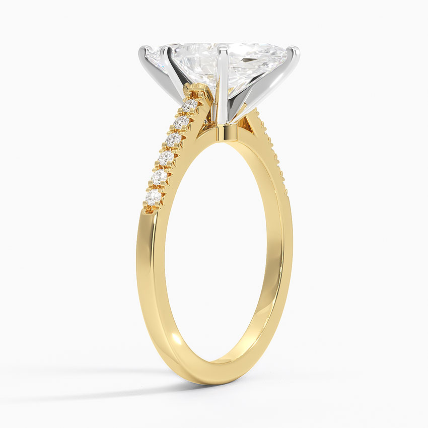 18K Yellow Gold Sonora Diamond Ring