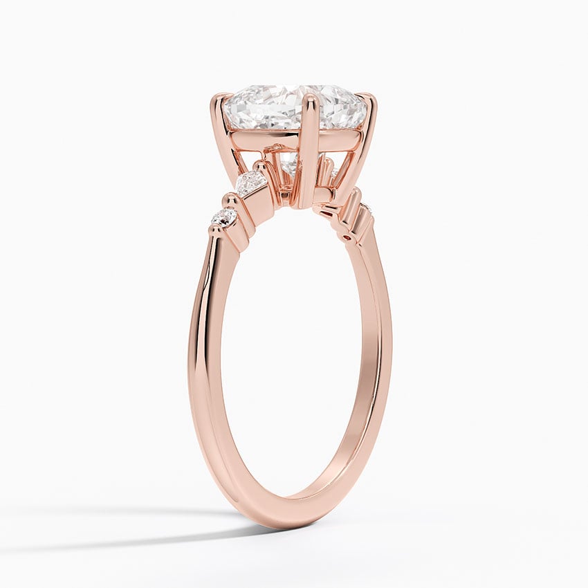 14K Rose Gold Soraya Diamond Ring