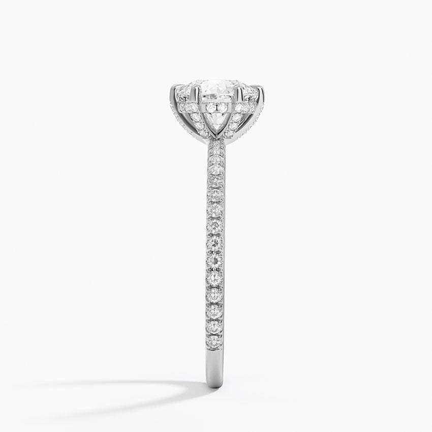 18K White Gold Luxe Viviana Six-Prong Diamond Ring (1/3 ct. tw.)
