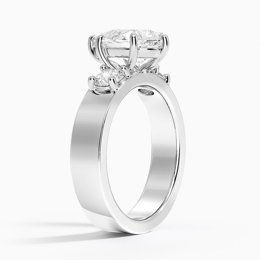 Platinum Peyton Three Stone Diamond Ring (1/2 ct. tw.)