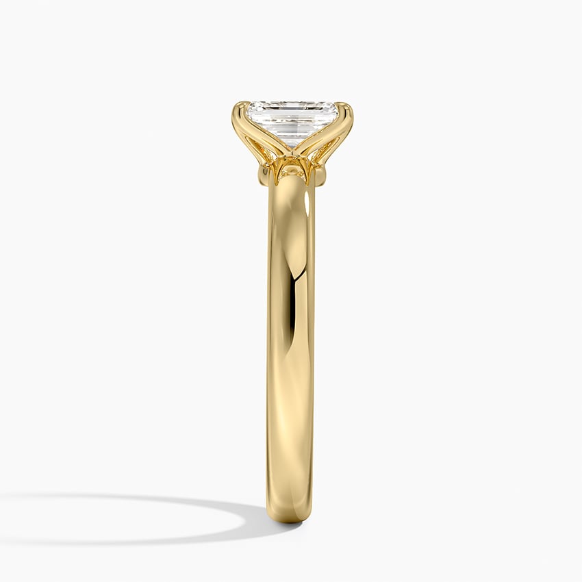 18K Yellow Gold Elodie 2.5mm Solitaire Ring